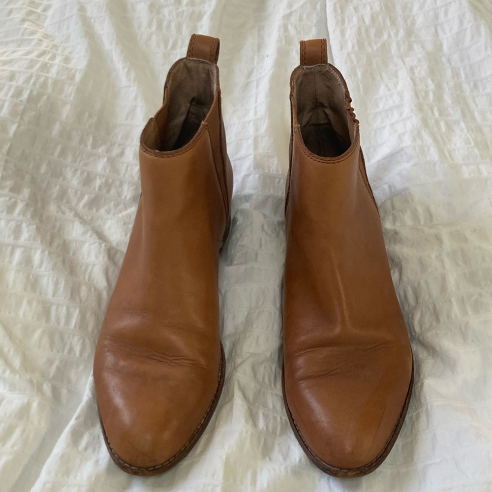 Madewell Carina Brown Leather Ankle Boot - Picture 3 of 12